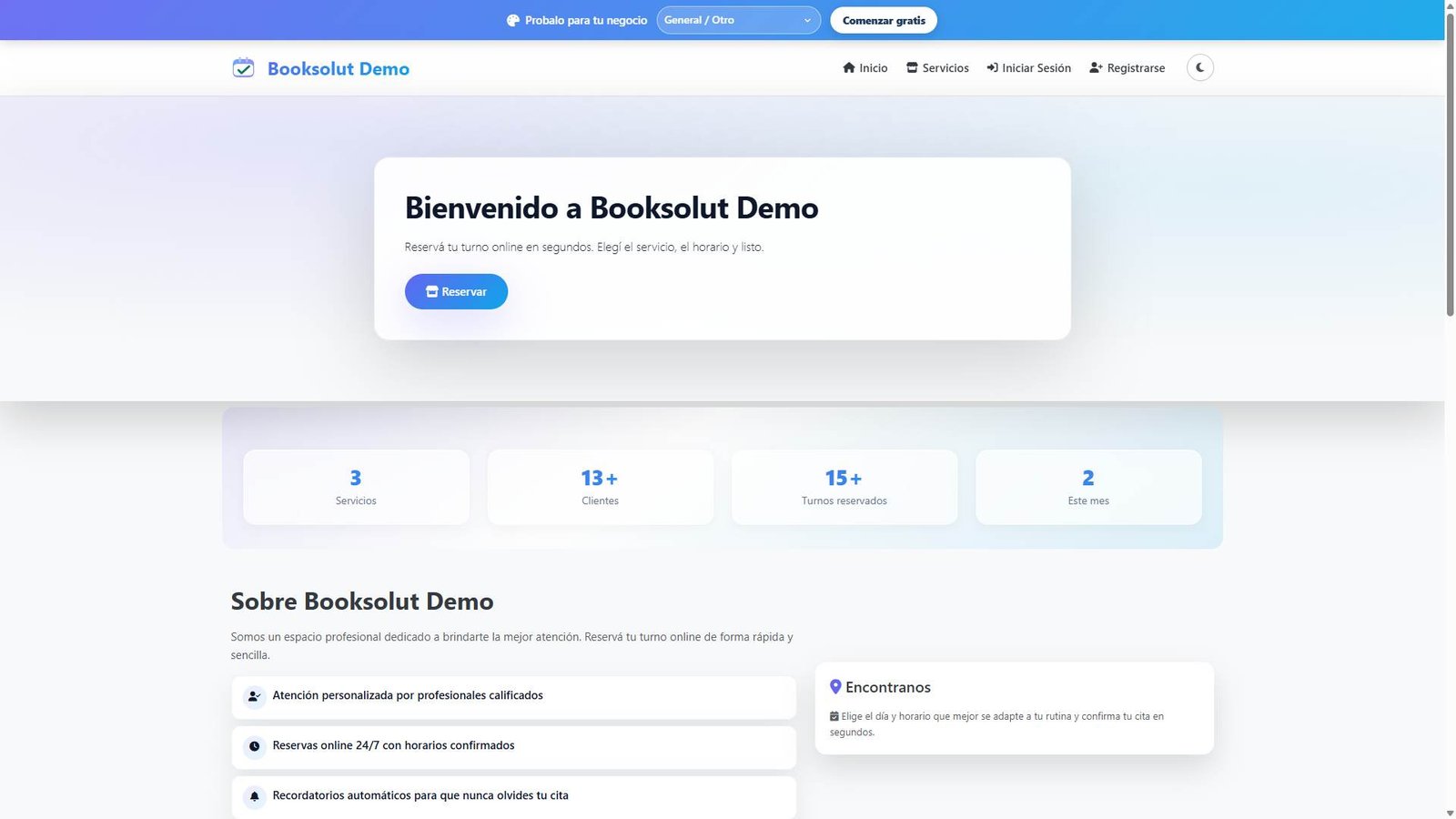 Reservá tu lavado de auto: el flujo del cliente — Lavaderos de Autos · Booksolut